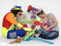 Clown kinderanimatie